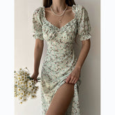Fresh Sweet Floral Lace Dress